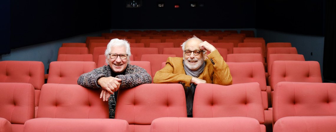 Hans-Georg Ullrich und Detlef Gumm im Kino