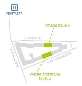 Karte Vinetastraße