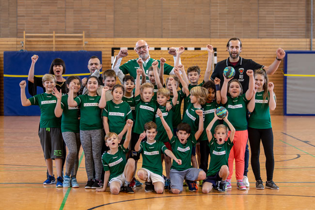 Handball für Grundschüler in den GESOBAU-Kiezen