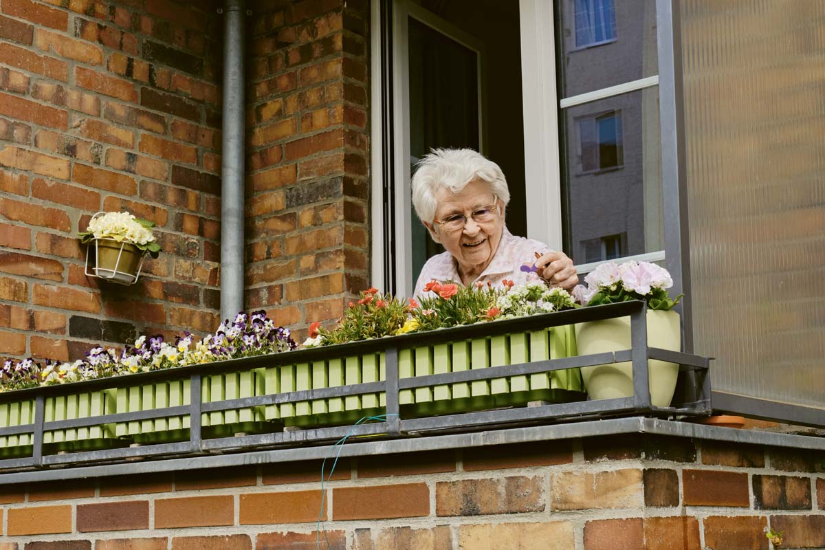 Blumen auf dem Balkon und im Garten: Marianne Sczepanek hat einen grünen Daumen