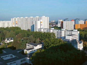 Das Märkische Viertel ist das größte zusammenhängende Wohngebiet Deutschlands, das vollständig klimaneutral beheizt wird