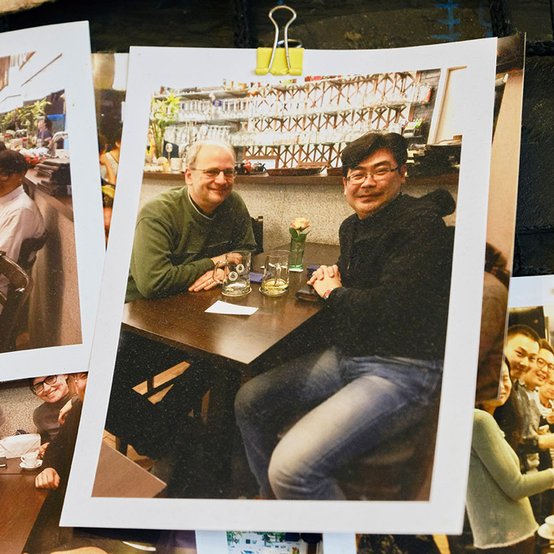 Thomas Hennig ist Stammgast in „Shaniu’s House of Noodles“ und hängt sogar an der Fotowand im Restaurant