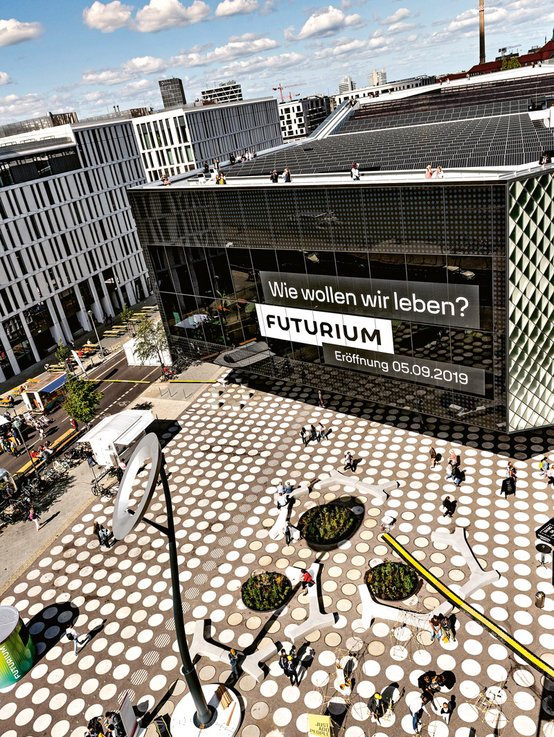 Das Futurium wurde im September 2019 eröffnet. Das ungewöhnliche Gebäude befindet sich zwischen Reichstag und Hauptbahnhof