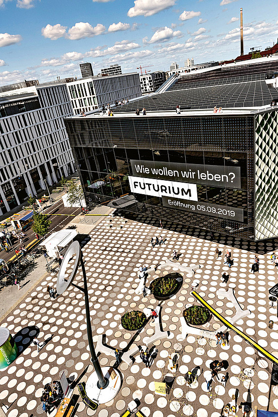 Das Futurium wurde im September 2019 eröffnet. Das ungewöhnliche Gebäude befindet sich zwischen Reichstag und Hauptbahnhof