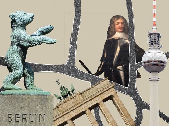 Collage mit Berliner Wahrzeichen